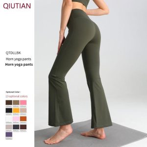 High-Waist Scrunch Bootcut Yoga Pants – Butt-Lifting, Tummy Control, Flared Leggings for Women – Soft, Breathable & Stylish for Yoga, Gym, or Everyday Wear